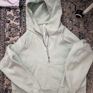 Pastel Green Scuba Hoodie